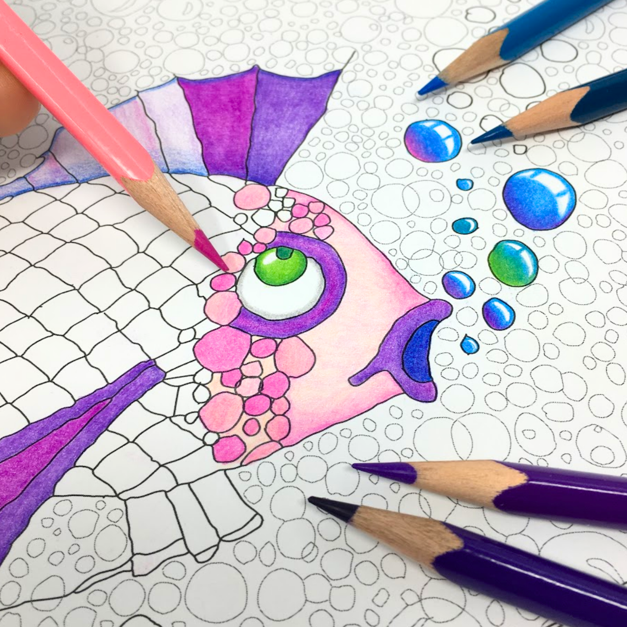 Peces para colorear