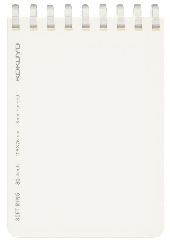 Kokuyo Notebook Soft ring dots, 80 sheets, A7