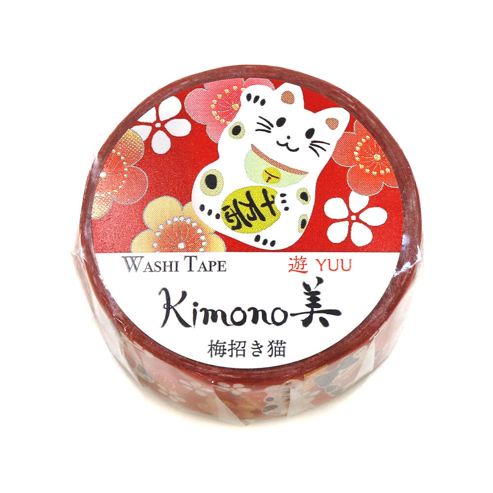 Washi Tape Ume Maneki Neko