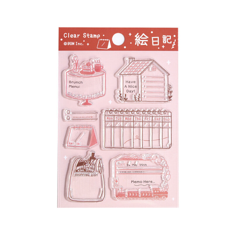 Clear Stamp Diary Mori Diary