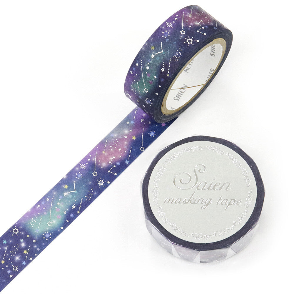 Washi Tape PLANETARIUM Silver Foil