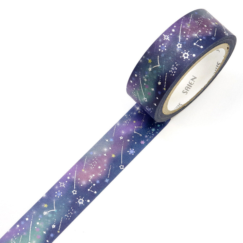 Washi Tape PLANETARIUM Silver Foil