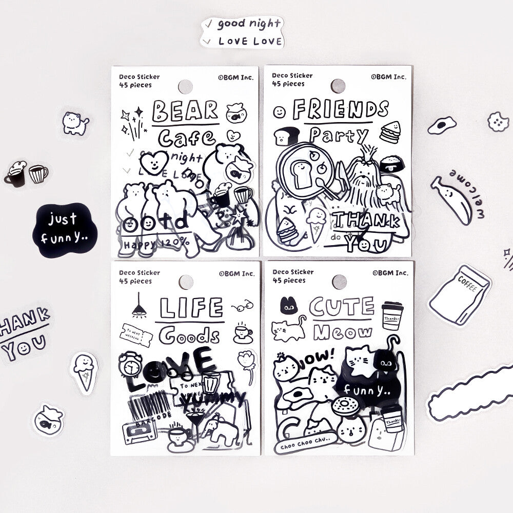 BGM Planner Stickers Animals