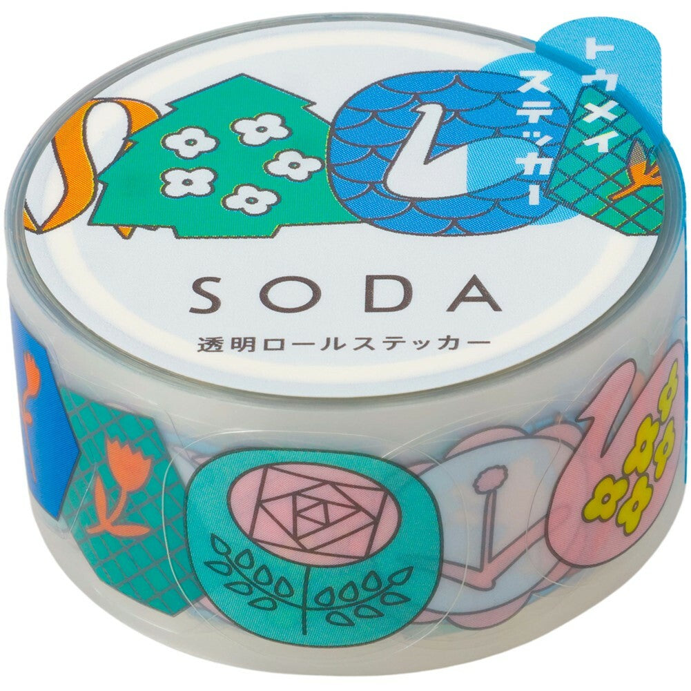 SODA Washi Tape Pin badge