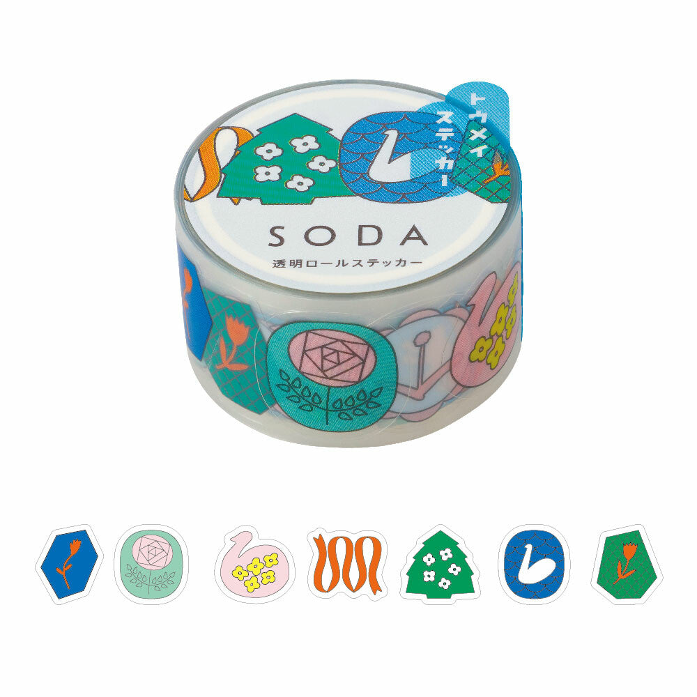 SODA Washi Tape Pin badge