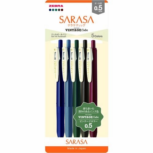Gel Pen ZEBRA Sarasa Ballpoint Pen Vintage