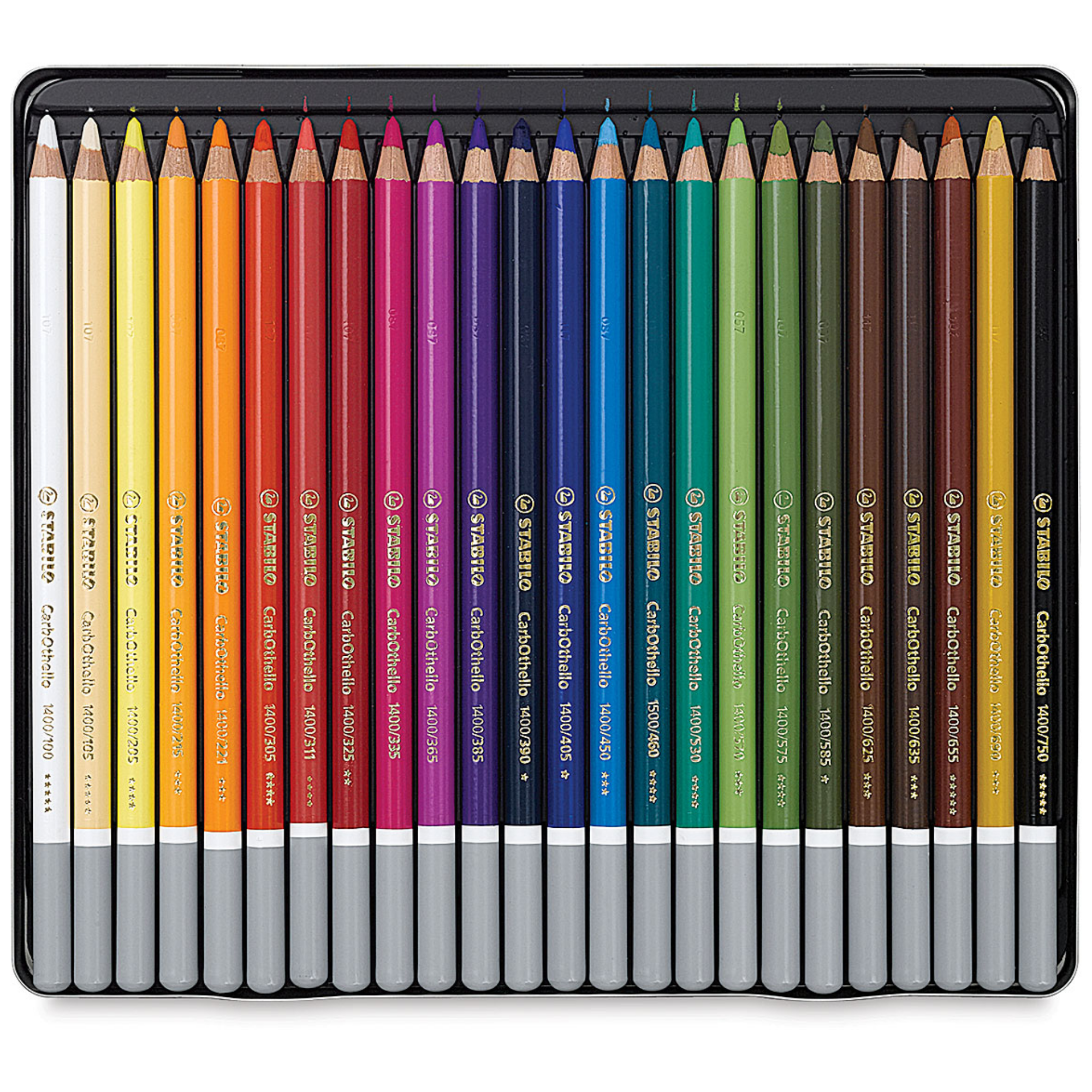 Stabilo Carbothello Caja Metálica 24 Chalk-Pastel