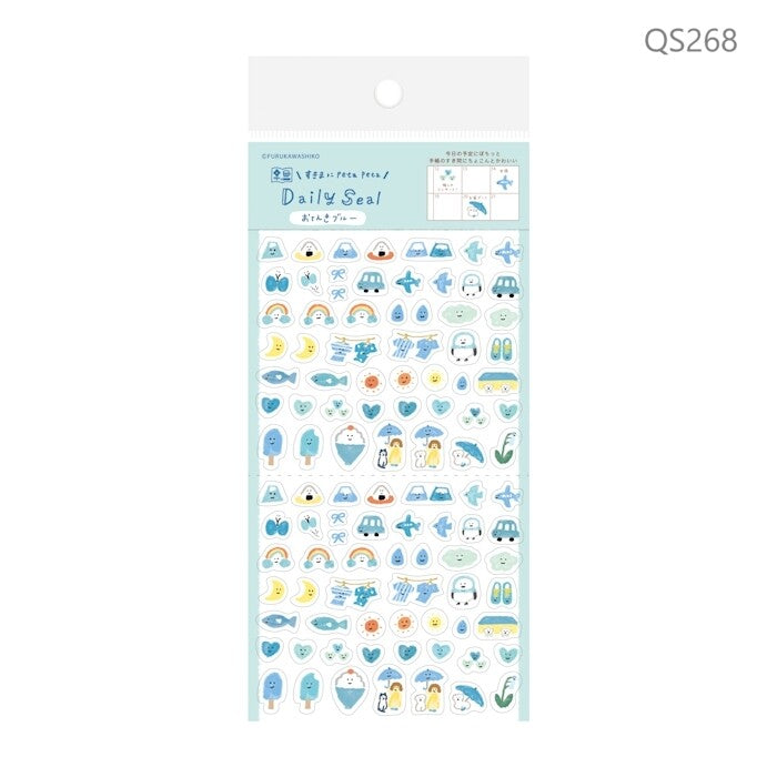 Stickers Daily Seal - Weather Blue