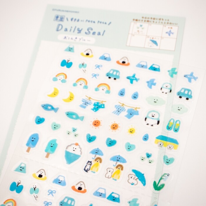 Stickers Daily Seal - Weather Blue