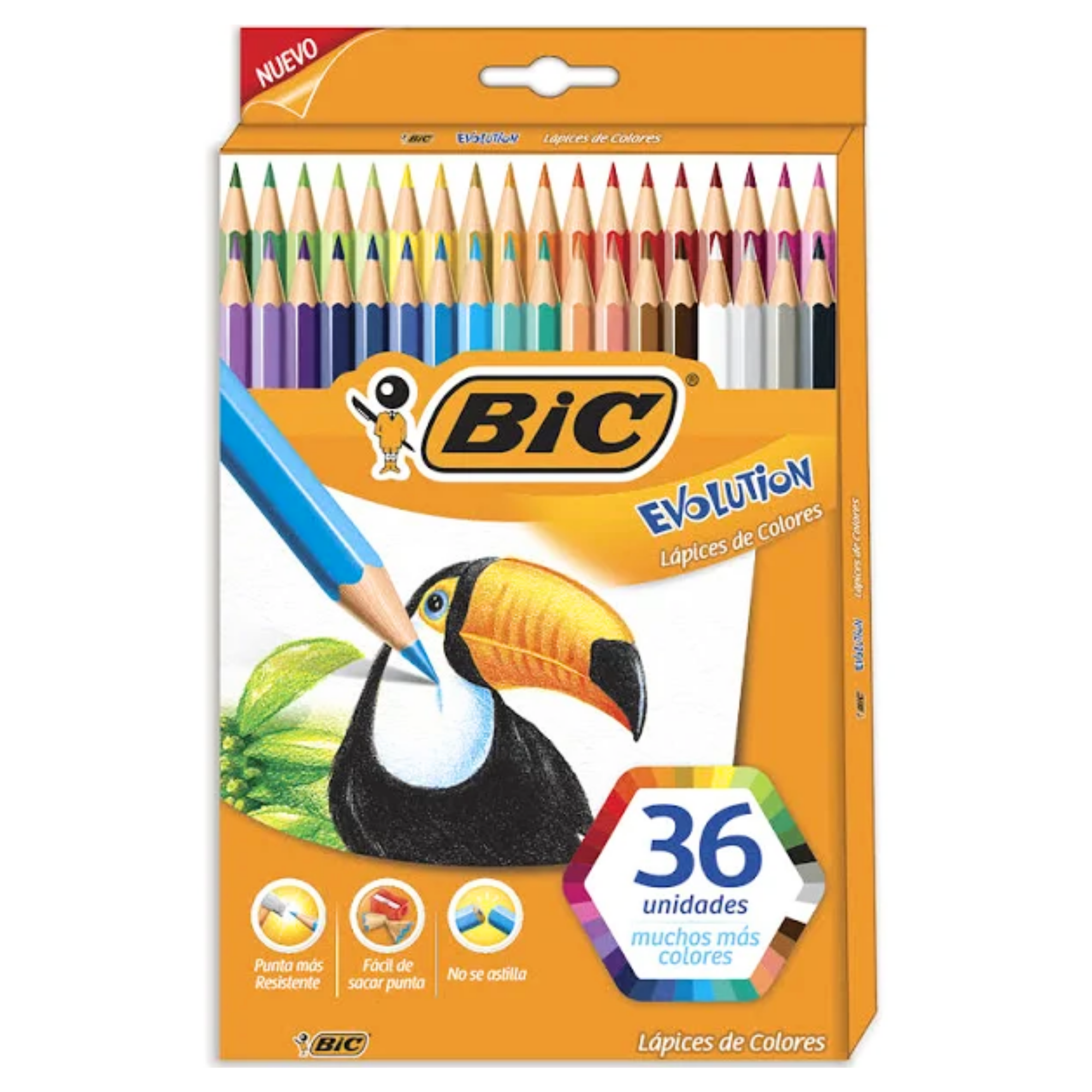 Bic Evolution 36pzas con 2 lápices