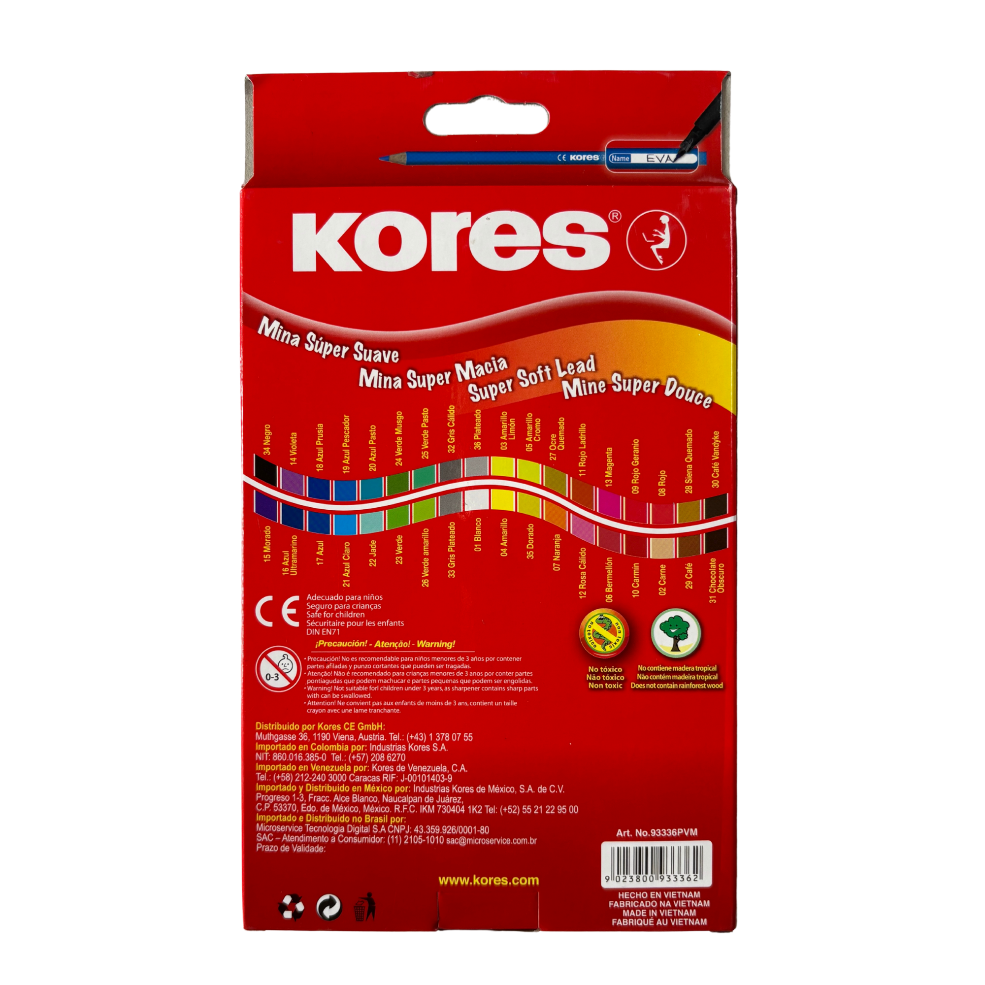 Kores Colores 36 Extra Soft