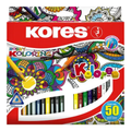 Kores Lápices colores 50 pzas para Mandalas