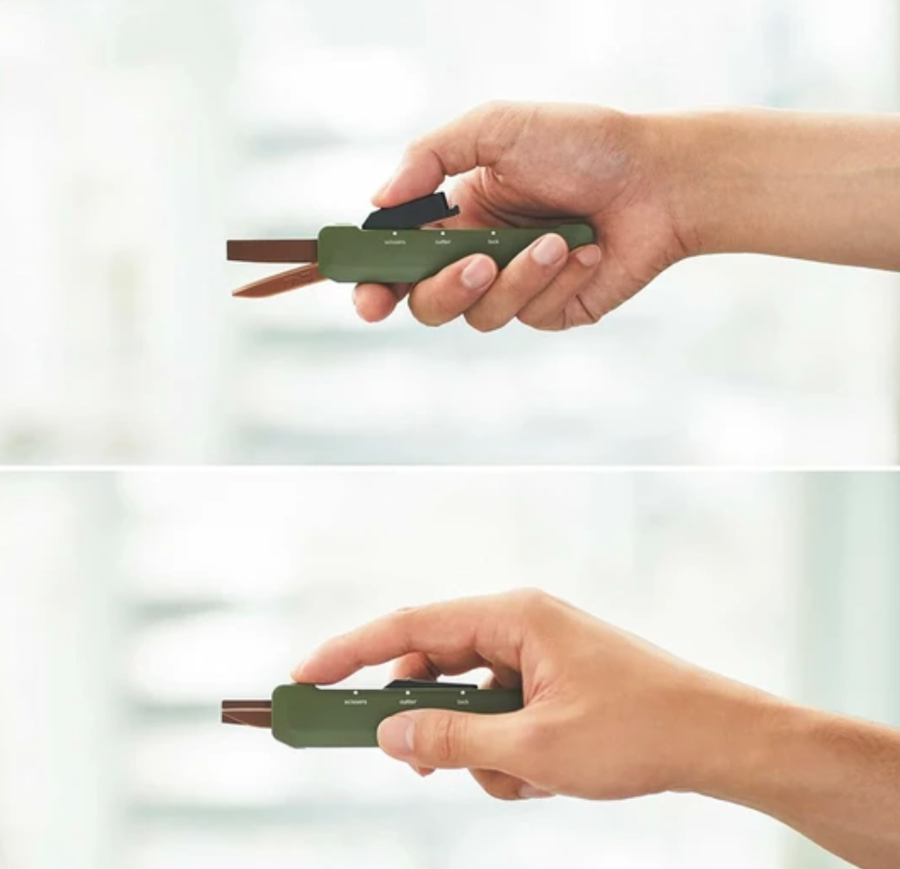 KOKUYO HAKO-AKE 2 Way Portable Scissors